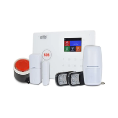 ATIS Kit GSM+WiFi 130T wireless alarm system kit with Tuya Smart app support., Белый