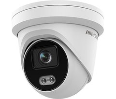 Камера відеоспостереження Hikvision IP камера Hikvision 2.8mm 4 MP ColorVu Turret IP DS-2CD2347G2-LU (C) 24540 фото