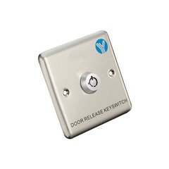 Кнопка выхода Yli Electronic YKS-850S с ключем для систем контроля доступа YKS-850S фото