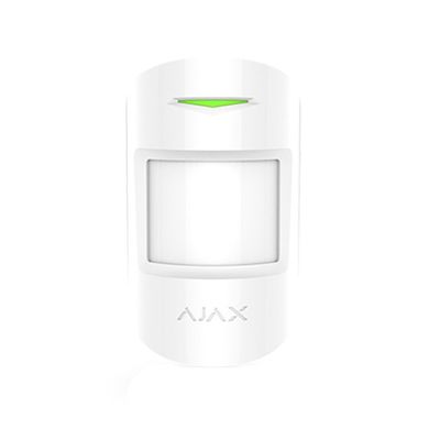 Burglar alarm kit with lock: Ajax Hub central unit, wireless motion sensor Ajax MotionProtect, wireless smart lock ATIS SL-01 with exit button and remote control, wireless relay Ajax Relay, power supply unit BGW-122, power connector ATIS clamp (female)