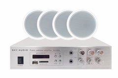 Система фонового озвучивания Sky Sound CSB-3104-B комплект, Белый