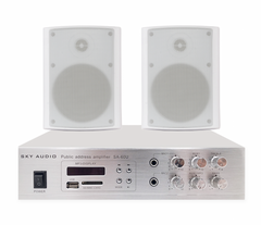 Система фонового озвучування SKY SOUND WSB-3002-Black комплект, Білий