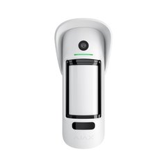 Wireless street motion sensor Ajax MotionCam Outdoor (Phod) with maintenance of alarms, "Photo photos" and "Photo by script" 27380 фото