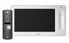 Комплект домофона Arny AVD-7005 (белый/серый) Arny AVD-7005 (білий/сірий) фото